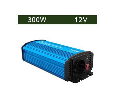 CARSPA P300U-122 300 W, 12 V Pure Sine-Wave Inverter