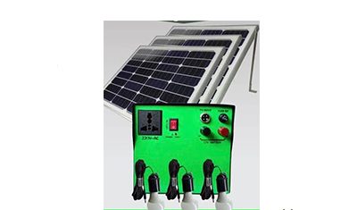 50 W Solar Kit for Lighting and Mobile Charging